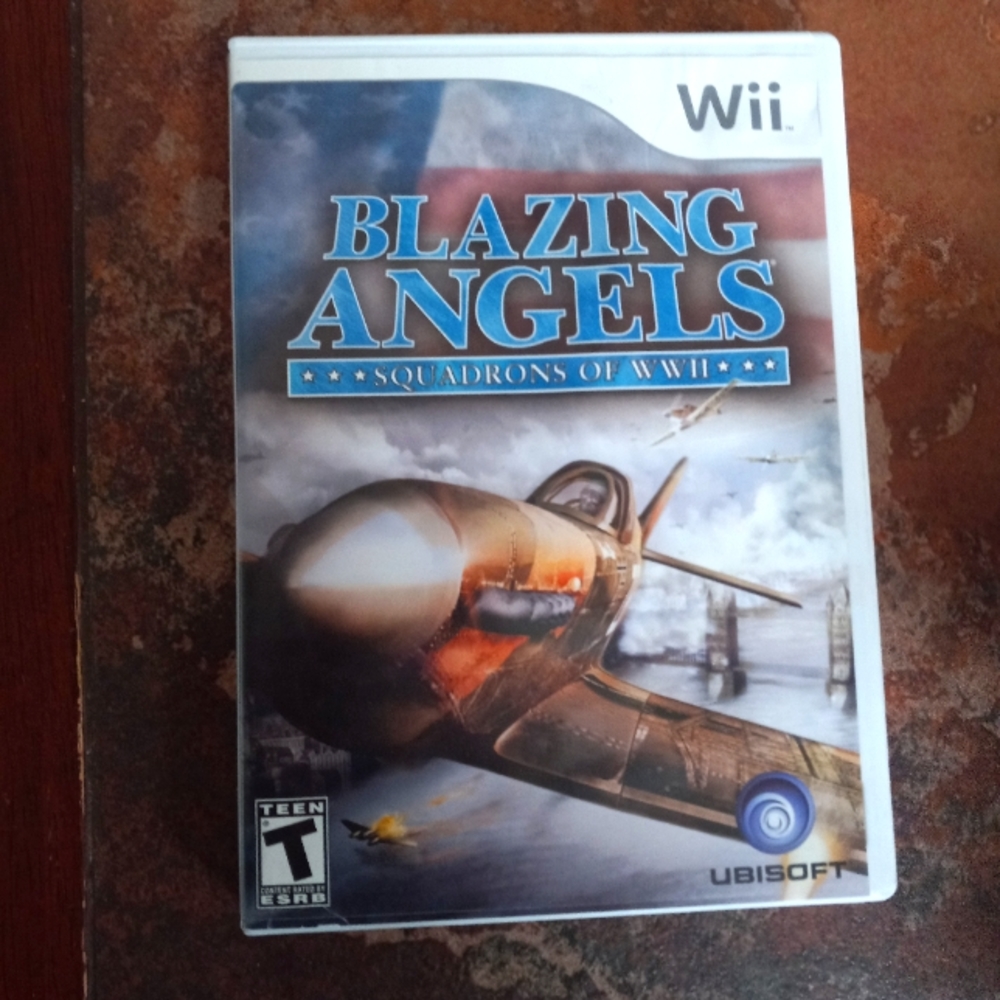 Wii Blazing Angels Squadrons of WWII Instruction Manual Included